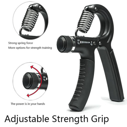 Hand Grip Strengthener, Cripstrength Trainer, Adjustableresistance 11-132Lbs (5-60Kg), Non-Slip Gripper