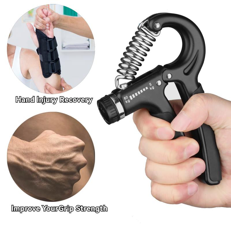 Hand Grip Strengthener, Cripstrength Trainer, Adjustableresistance 11-132Lbs (5-60Kg), Non-Slip Gripper